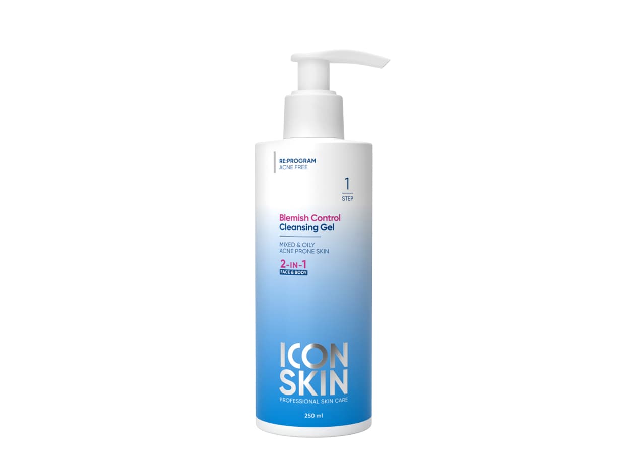 ОЧИЩАЮЩИЙ ГЕЛЬ ДЛЯ ЛИЦА И ТЕЛА BLEMISH CONTROL 2в1